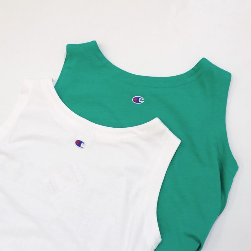 Champion チャンピオン ノースリーブワンピース Cw T314 Bluebeat