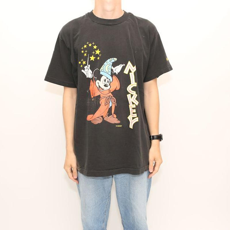 90s ディズニー ミッキー ファンタジア Tシャツ Disney Fantasia | Blue
