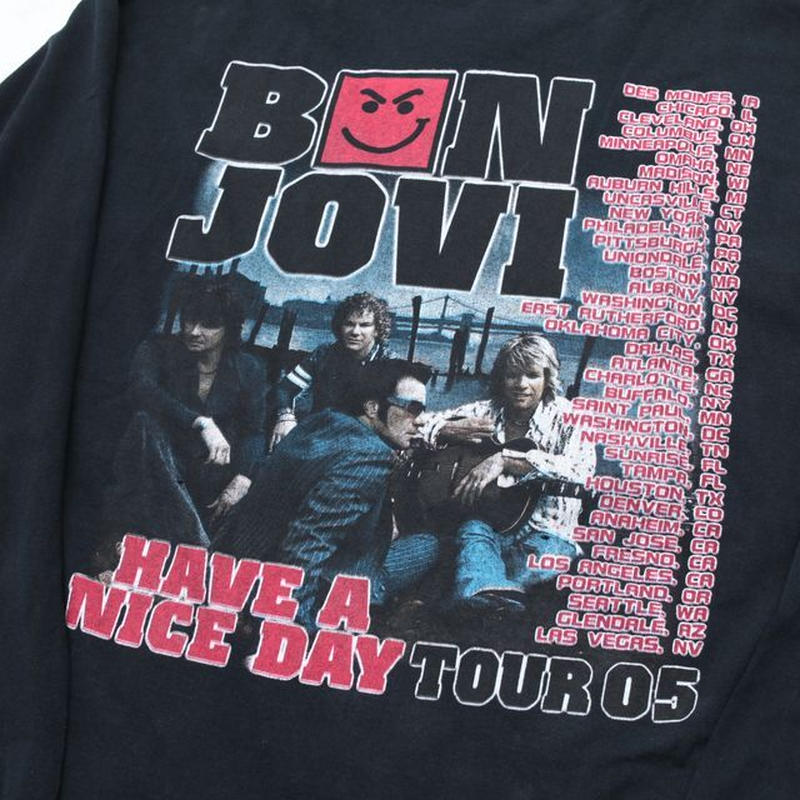 Bon Jovi Have A Nice Day Tour 2005 L S Tee