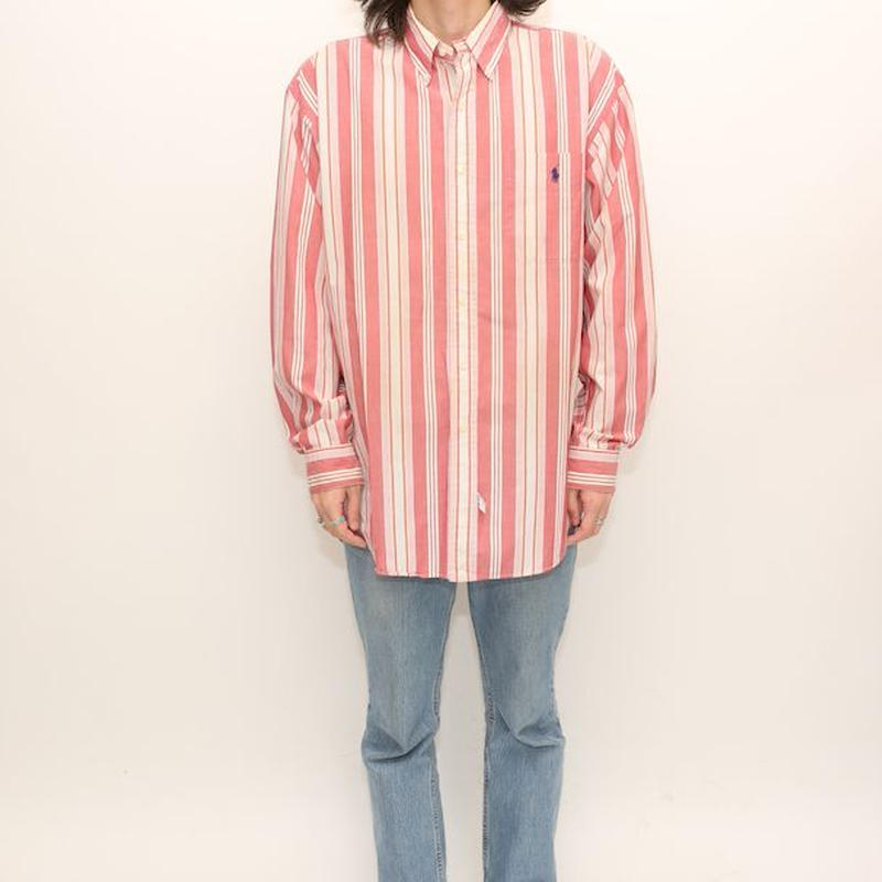 ラルフローレン ストライプシャツ Ralph Lauren # | Blue