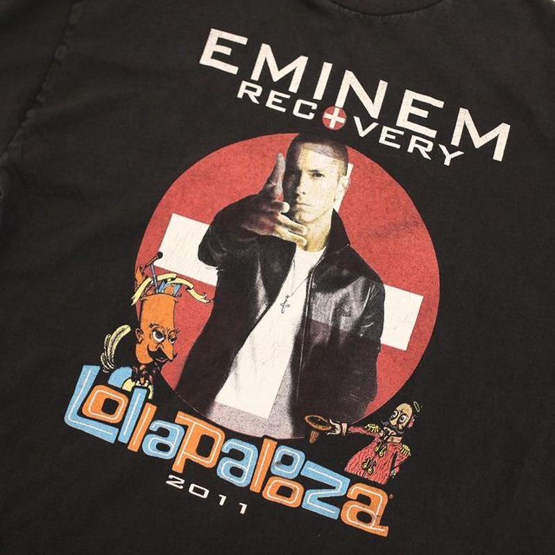 2011 Eminem Tシャツ Lolla palooza ラップT | terramall.bg