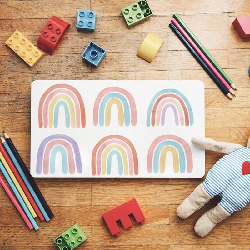 虹ステッカー レインボーステッカー ウォールステッカー シール キッズルーム ベビールーム