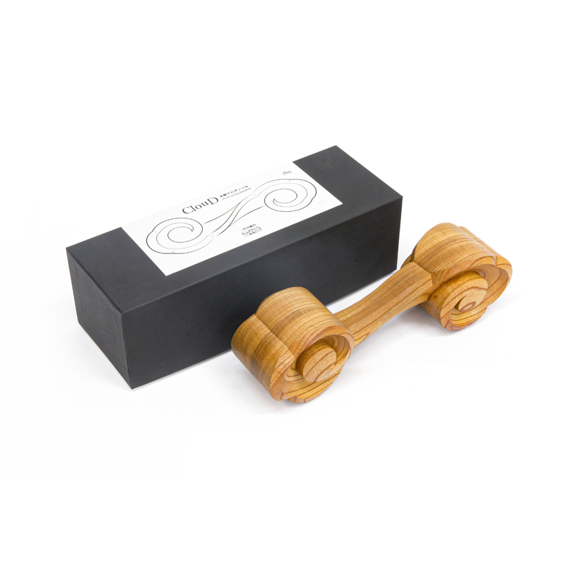 大村 卓 伊川彫刻店 Cloud 木彫りのダンベル 2kg 5 Type 受注生産