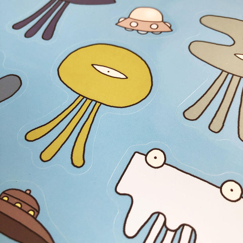 べつやくれい 宇宙人 From 宇宙 シール はちみせ