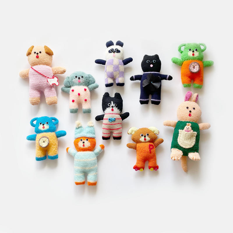 Moony あみぐるみ 犬のぷっち 9 はちみせ