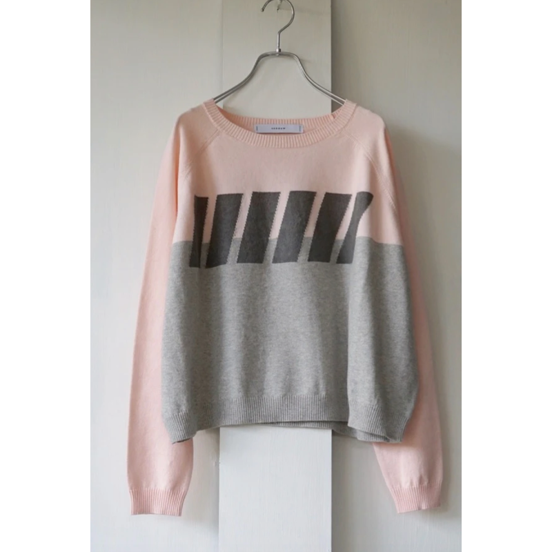 Sneeuw スラントストライプニット 3 Color はちみせ