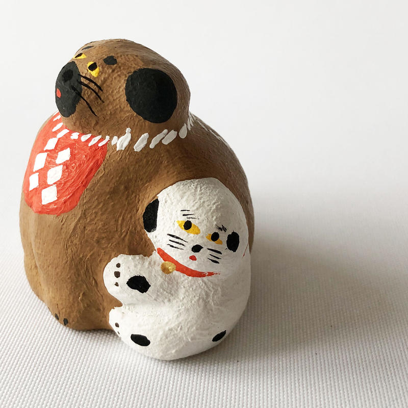 Habotan 土佐犬くっつき犬 土人形 11 はちみせ