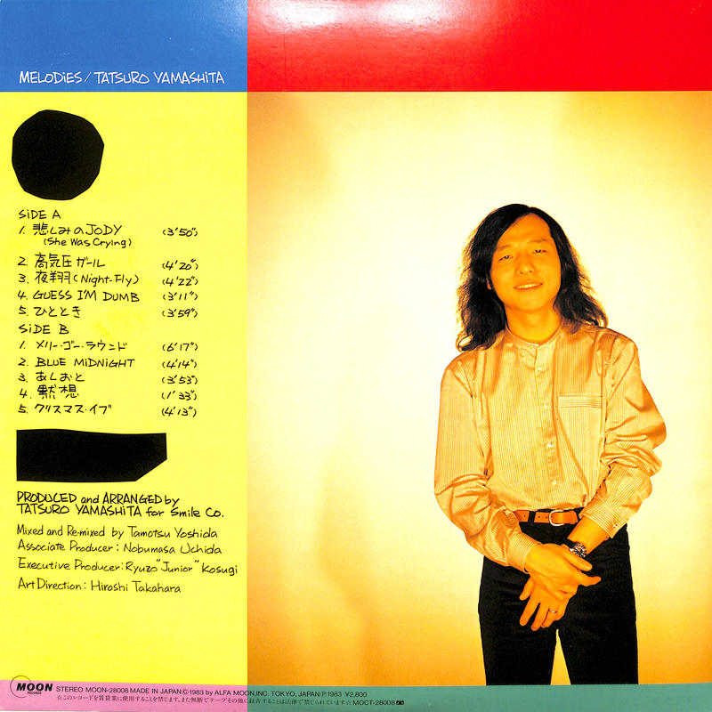 山下達郎 / MELODIES(LPレコード) | Books Channel Music Shop