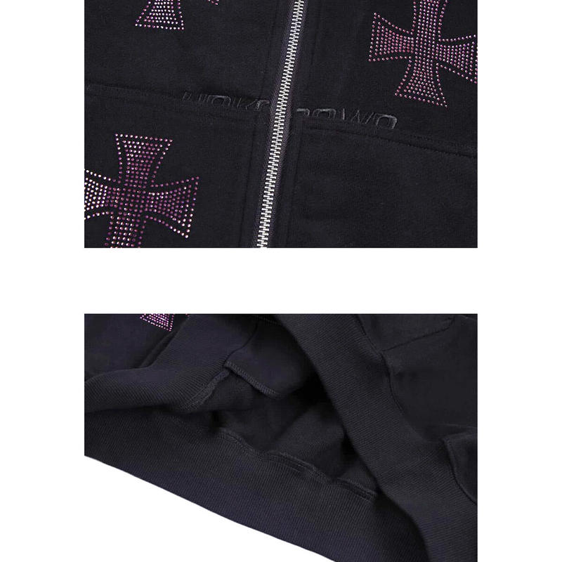 SUPPLIER CROSS ZIP HOODIE ブラック - www.softart.com.br 正規通販 SUPPLIER グレー HOODIE ZIP CROSS パーカー