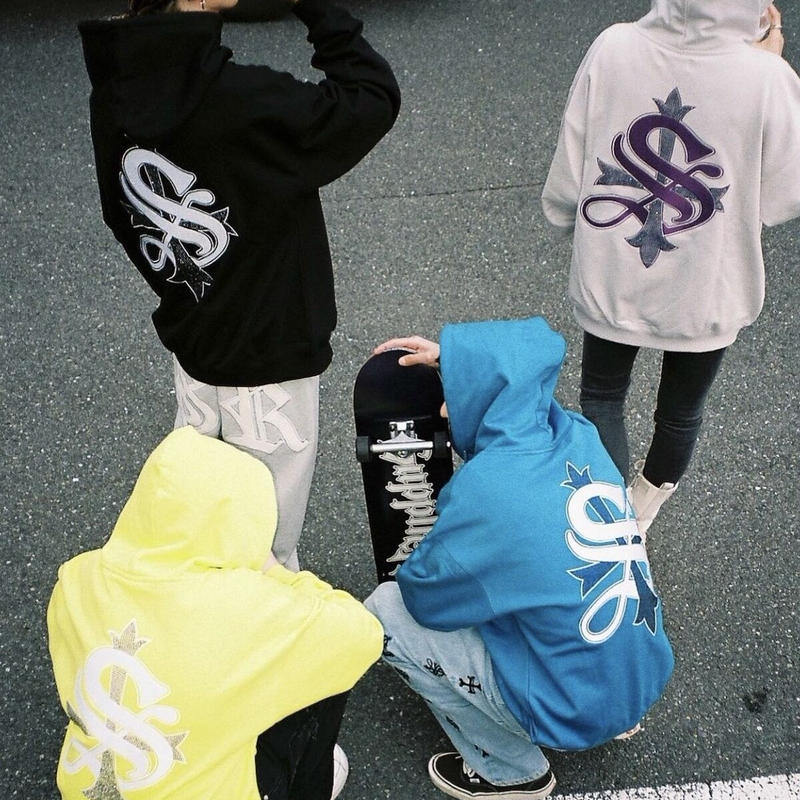 SUPPLIER / CROSS ZIP HOODIE | B+ ONLINE 正規通販 SUPPLIER グレー HOODIE ZIP CROSS パーカー
