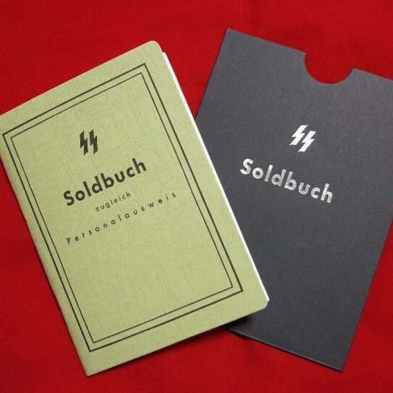 Ww2 ナチスドイツ軍 Ss 親衛隊 ゾルトブーフ 手帳 身分証明書 ゾルトヴーフ カバー付