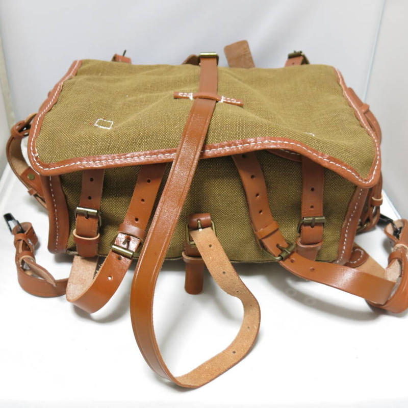 中田商店　刀帯＋図嚢 先祖は水呑み百姓。今も貧乏人！！:中田製 複製 帯吊り式 陸軍図嚢