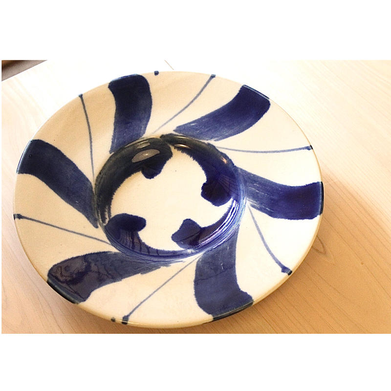 大嶺工房　2枚セット 大嶺實清 染付皿 2枚