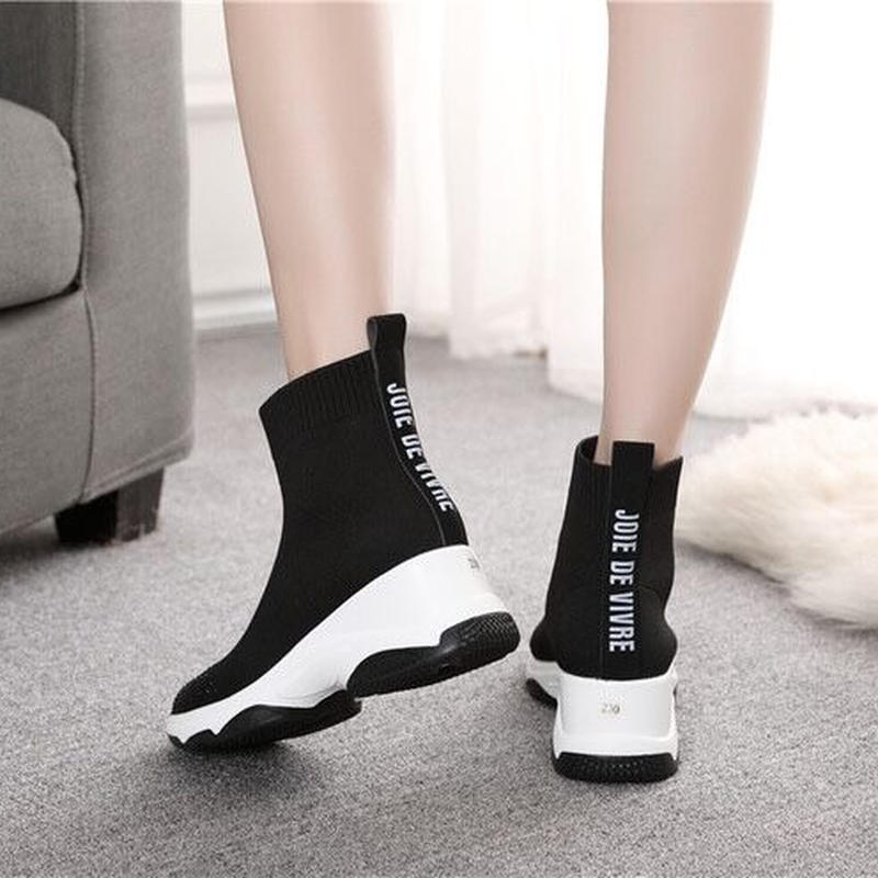 厚底ビジューソックススニーカー Brillantselect Store