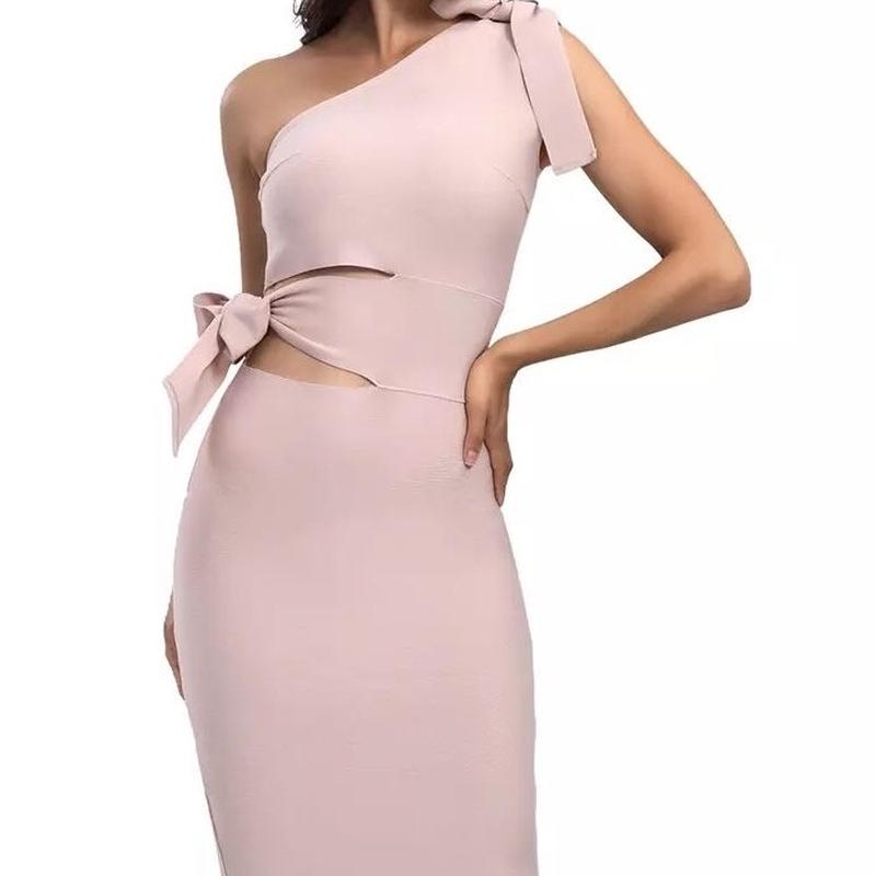 お腹チラ見せリボンタイトワンピース Brillantselect Store