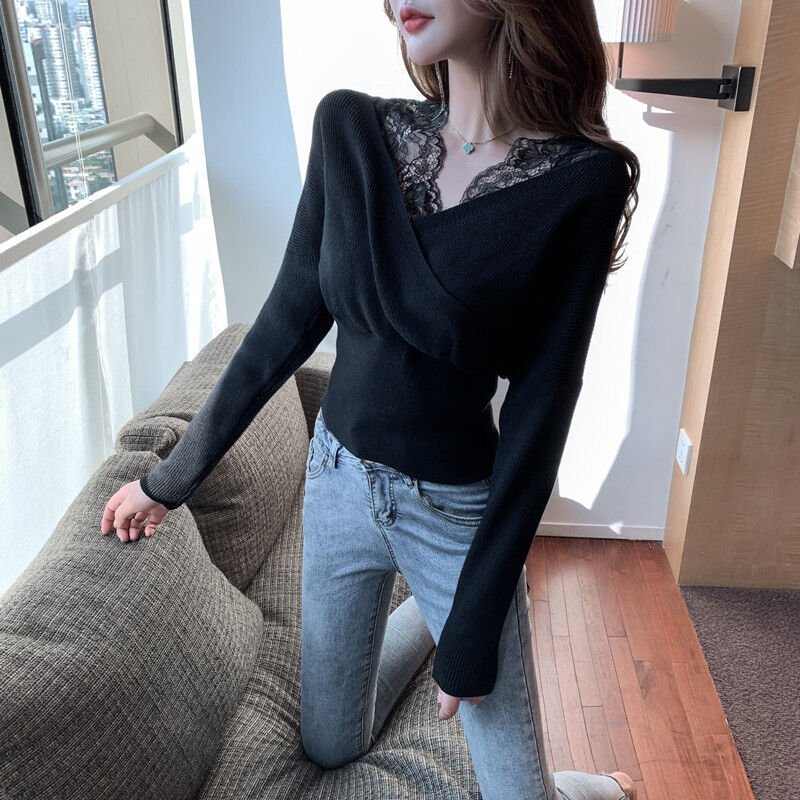 レース付きニット Brillantselect Store