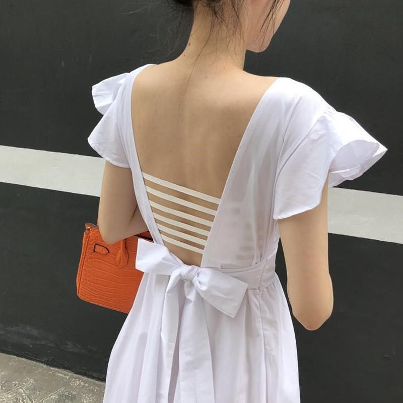 背中あきロングワンピース Brillantselect Store