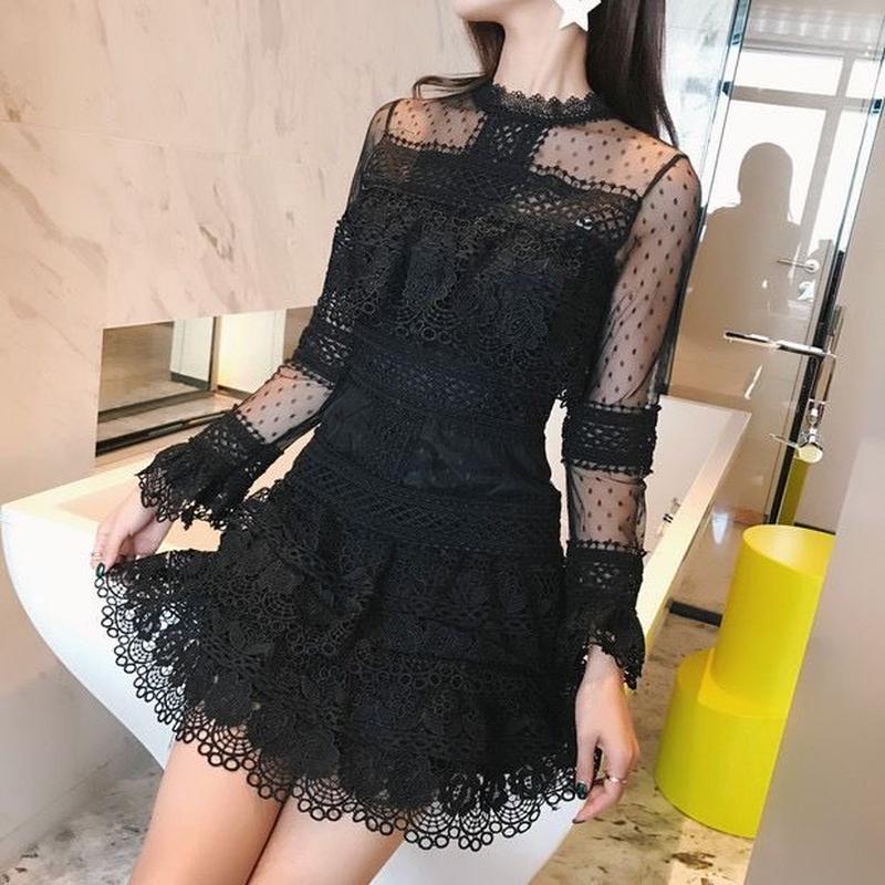 シースルードットワンピース Brillantselect Store