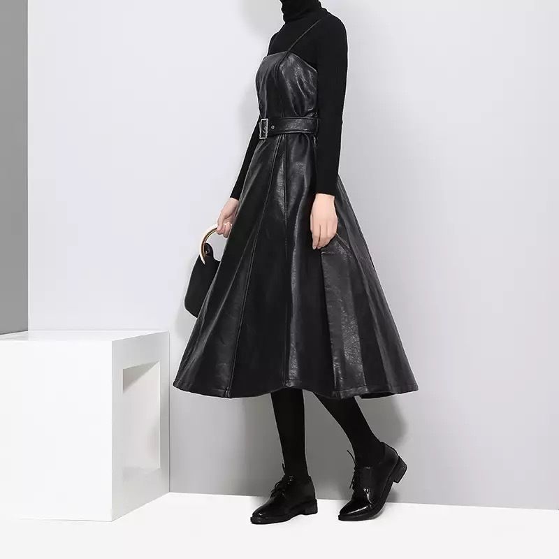 即納 Puレザー ワンピース Brillantselect Store