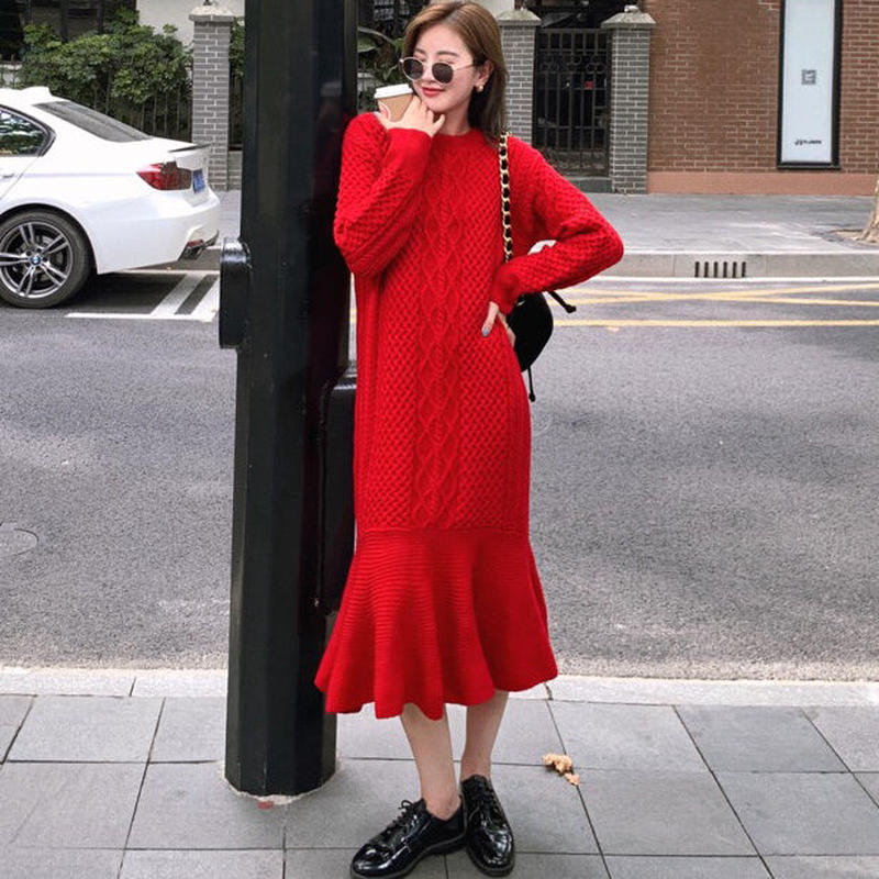 BELINDA カラーリングマーメイドニットワンピース - arkhoediciones.com