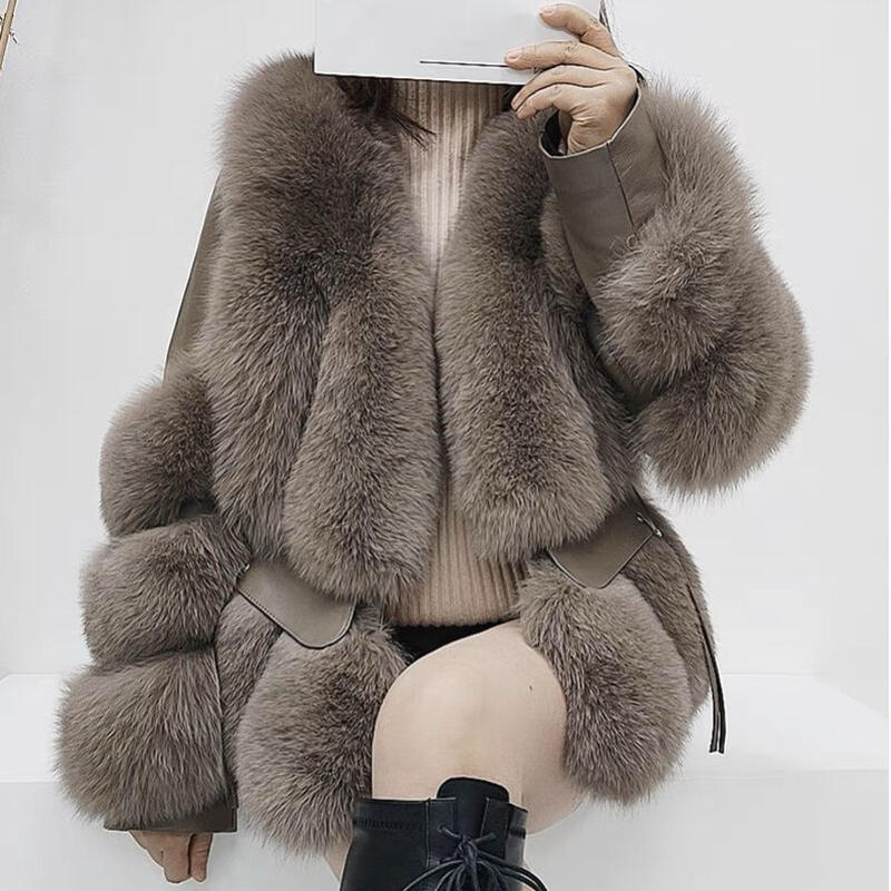 通信セールサイト bicolor fox fur coat ファーコート www.zadschool.com