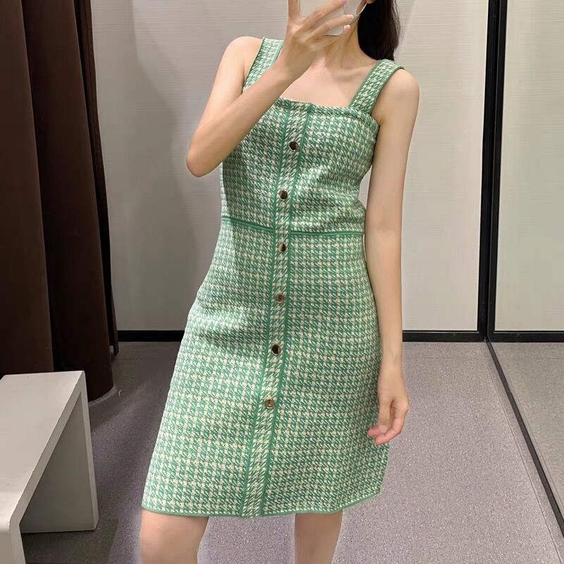 グリーン ツイード ワンピース Brillantselect Store