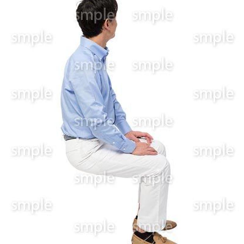 Cutout People 座る 男性 Ll 3 No N No 建築cg 3d人物モ