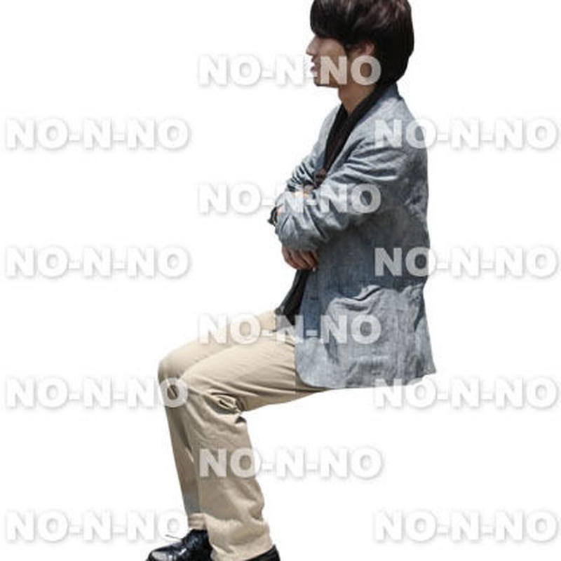 人物切抜きセット 座る おしゃれペア 1 Set018 No N No 建築cg 3d人物