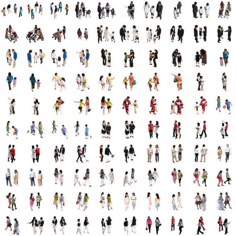 Vol 14鳥瞰編 Dvd No N No 建築cg 3d人物モデルと人物切り