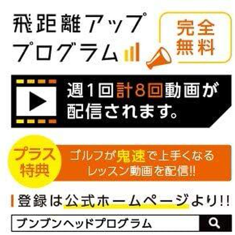 ブンブンヘッド ゴルフ練習器 簡単 飛距離アップトレーニング 動画プログラム付き Bunb