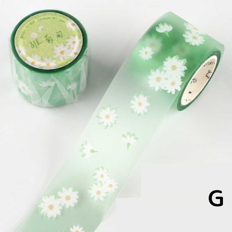 透けてるお花pet素材マスキングテープ Bunny Select Shop 透けてるお花pet素材マスキングテープ Bunny Select Shop