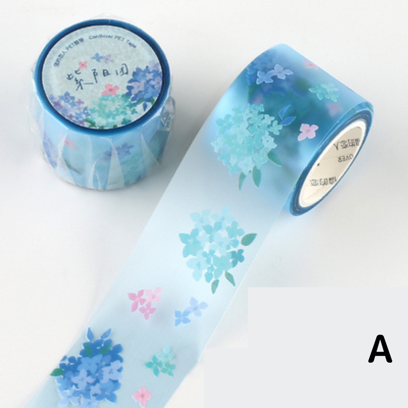 透けてるお花pet素材マスキングテープ Bunny Select Shop