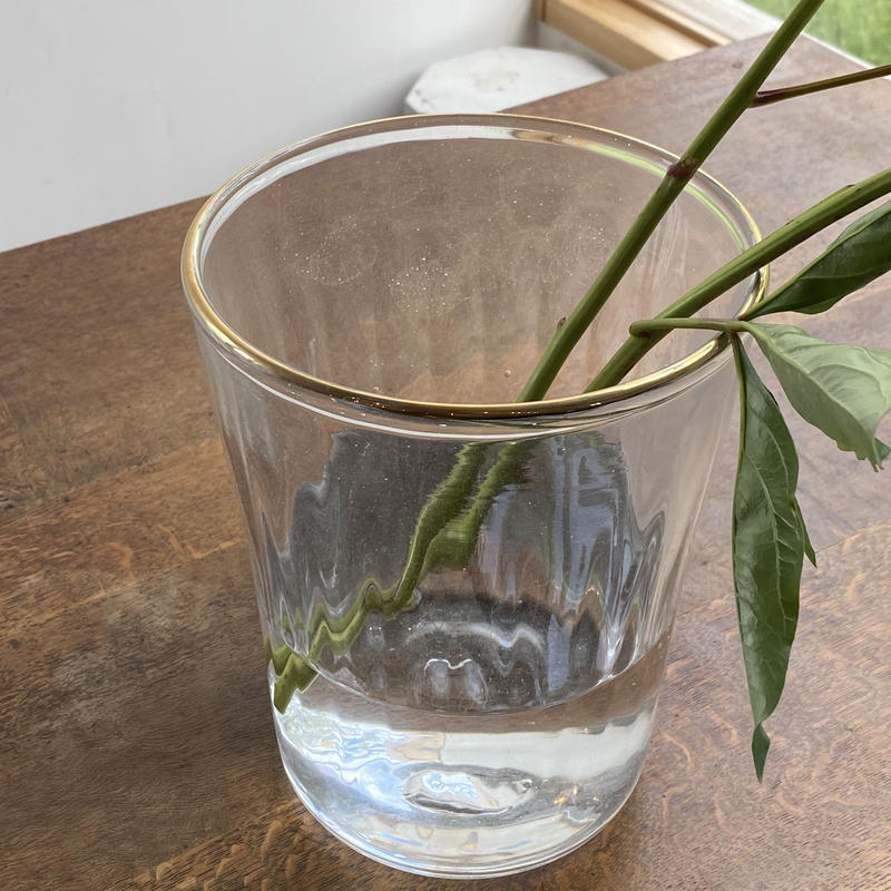 金津沙矢香 金彩 とても大きなバケツ型花器 直江道具店