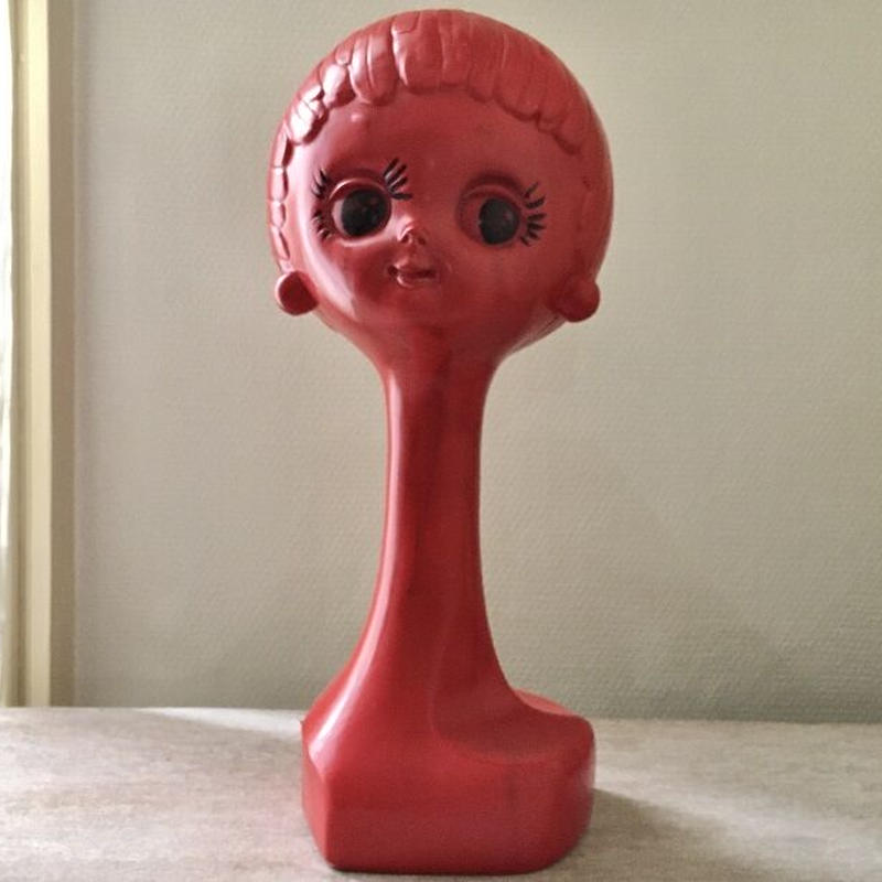 ツィギーマネキンヘッド レッド By Jutigny