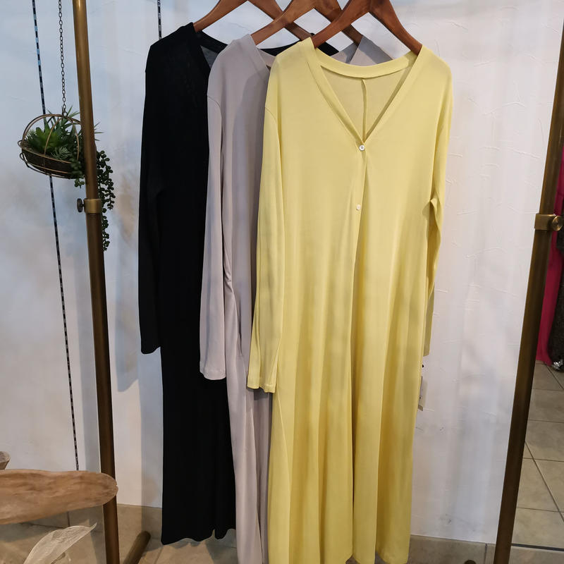 マキシ丈長袖カーディガン Calendrier Online Store マキシ丈長袖カーディガン Calendrier Online Store