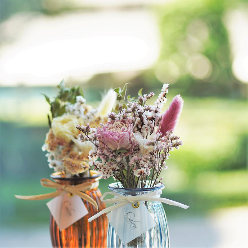 シャクヤクの花束 ピンク ドライフラワー フラワーベースセット ドライフラワー の Calon