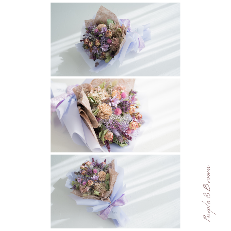 Calonのオーダーメイド ドライフラワー プリザーブドフラワー花束 ドライフラワー