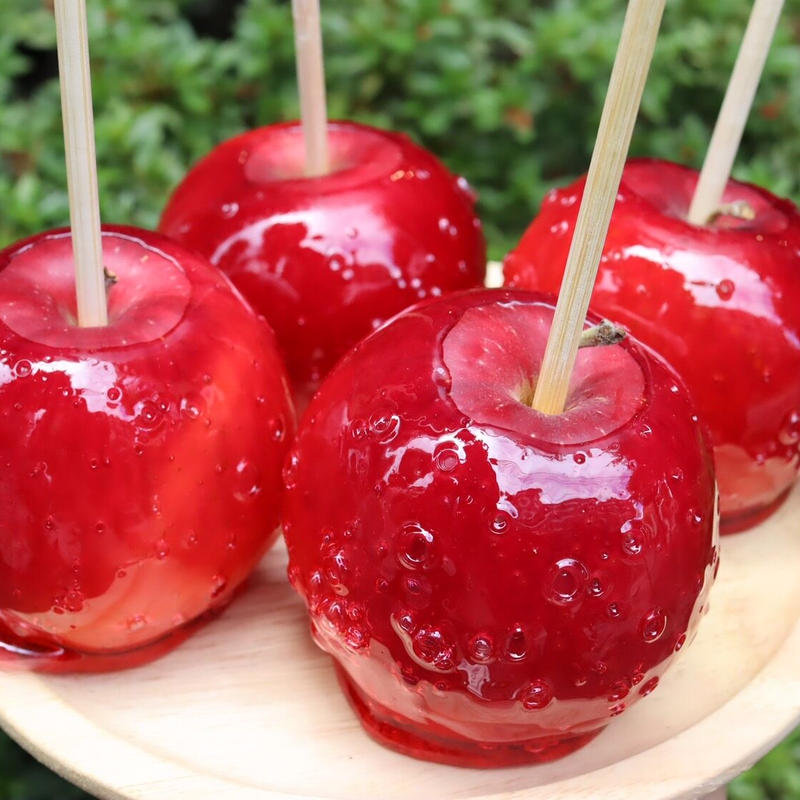 青森県産 有袋ふじ りんご飴bセット Candy Apple りんご飴専門店カフェ