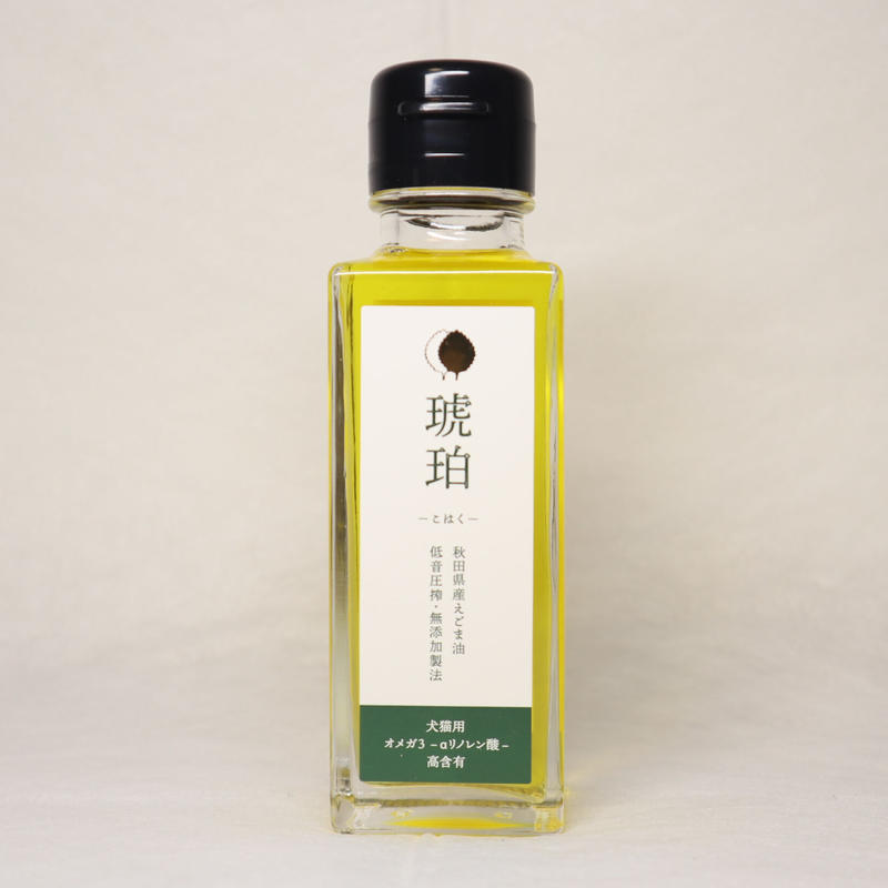 Komachi Na 秋田産えごま油 琥珀 こはく 95g ーcanon Petlif