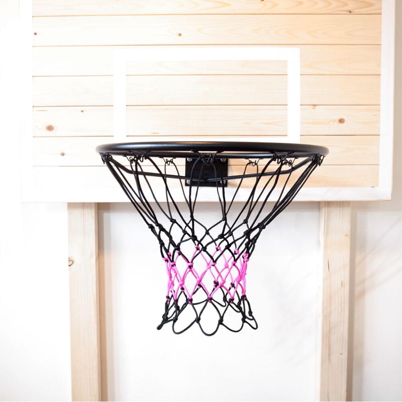 バスケットボール用ゴールネット コンビ ブラック ピンク 大阪のおしゃれなサッカー フッ