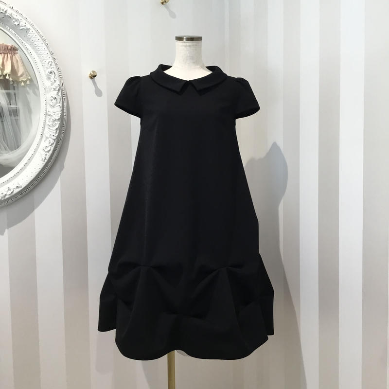 224 黒 Yumiワンピース袖 襟付き Sm Capriciousmie 224 黒 Yumiワンピース袖 襟付き Sm Capriciousmie