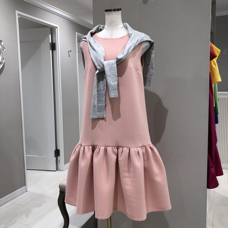 5 268 ピーチ フリルワンピース ｍ Capriciousmie