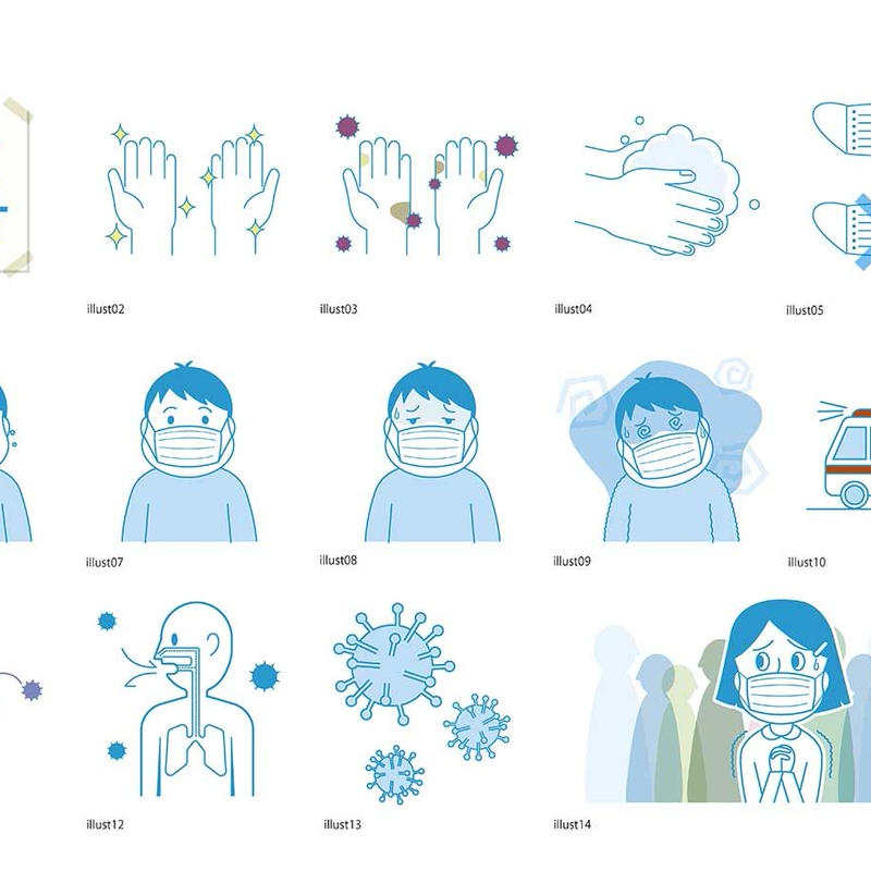 風邪ウイルス イラスト みんなのテンプレート 風邪ウイルス イラスト みんなのテンプレート