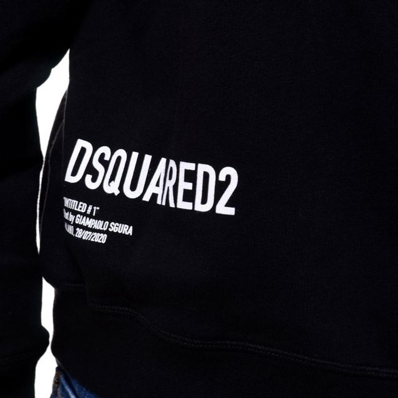 ディースクエアード Dsquared2 イブラヒモビッチアイコンスウェットトレーナー コットン