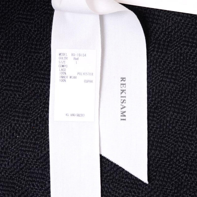 レキサミ Rekisami レースワンピース 総レース レッド Yokoaunty レキサミ Rekisami レースワンピース 総レース レッド Yokoaunty
