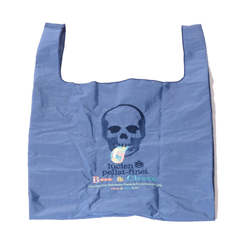 ルシアンペラフィネ Lucien Pellat Finet スカル柄ショッピングバッグ ルシアンペラフィネ Lucien Pellat Finet スカル柄ショッピングバッグ
