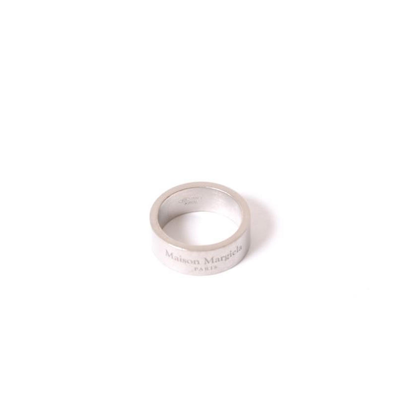 メゾン マルジェラ Maison Margiela ロゴ入りリング シルバー