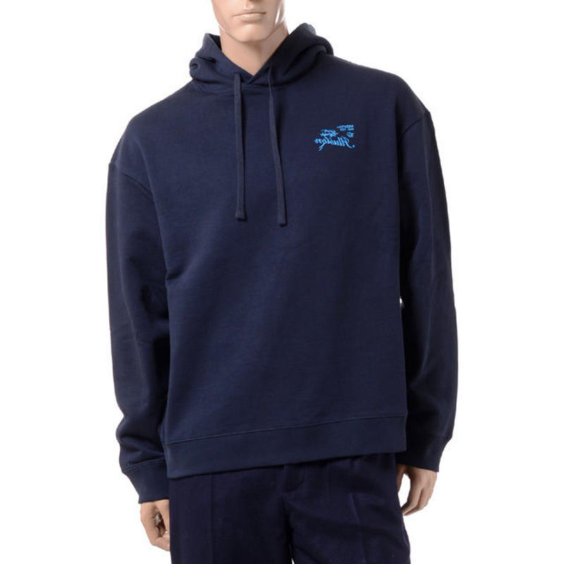RAF SIMONS ラフシモンズ イリュージョンバックプリント刺繍フーデット RAF SIMONS ラフシモンズ イリュージョンバックプリント刺繍フーデット