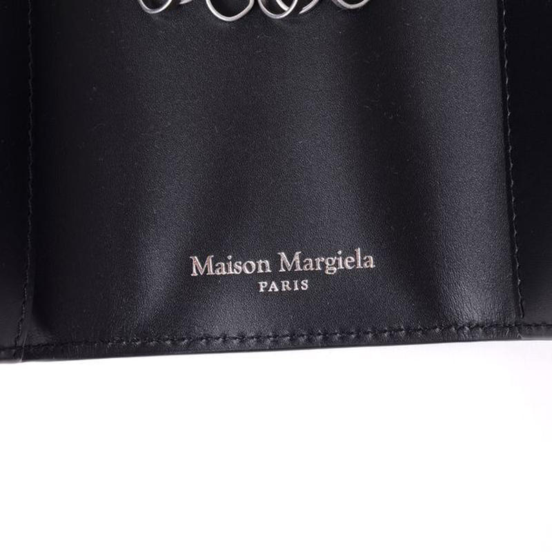 新品未使用☆Maison Margiela ハングキーケース☆ペイント仕様 黒-