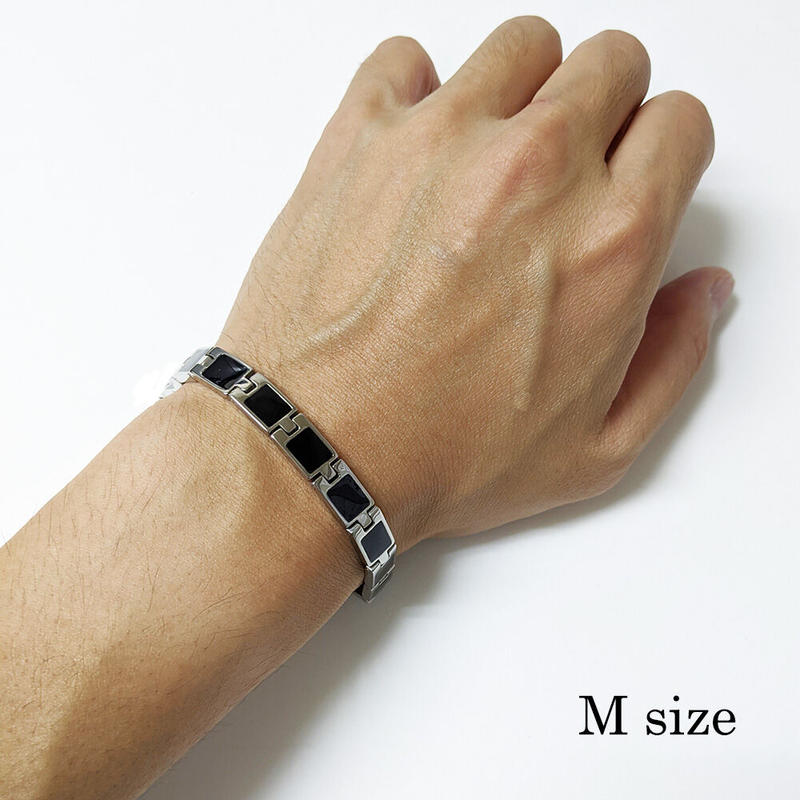 ユニセックス 訳あり特価 ファッションゲルマニウムブレスレット 2デザイン サイズ調整可能 男